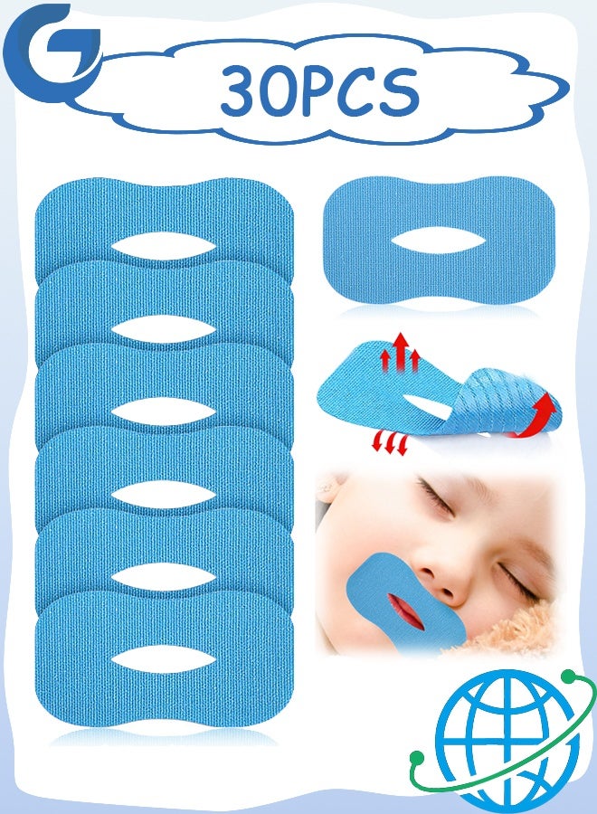 30 قطعة من رقعة إيقاف الشخير للتنفس بسهولة، شرائط نوم مضادة للشخير للرجال والنساء - تقلل الشخير، وتخفف احتقان الأنف الناجم عن نزلات البرد والحساسية - Image 1